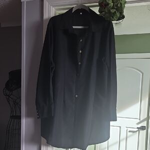 Black Button-Up Shirt